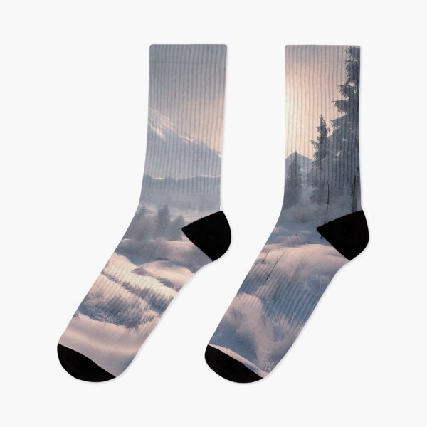 Item preview, Gentle Winter Landscape, winter, gifts, funny,  designed and sold by Ewelina  Niemiec.
