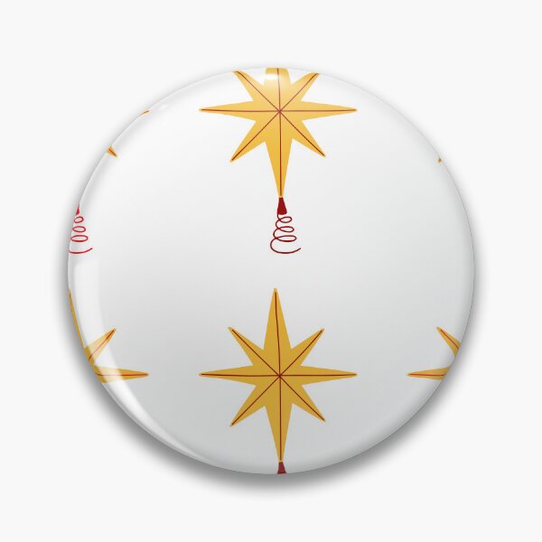 Aperçu de l'œuvre Sommet chatoyant : étoile festive de la cime des arbres créée et vendue par TrendLineDesign.
