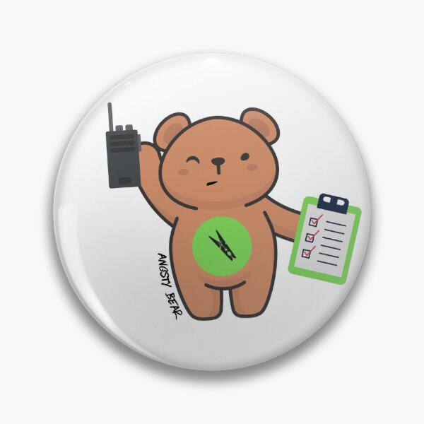 Item preview, Set Bears: 2nd AD "Angsty Bear" designed and sold by StickyCinema.