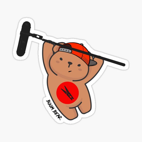 Item preview, Set Bears: Boom Operator "Boom Bear" designed and sold by StickyCinema.