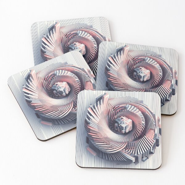 Item preview, Abstract art design with optical illusio- 3d digital art designed and sold by erkabees.