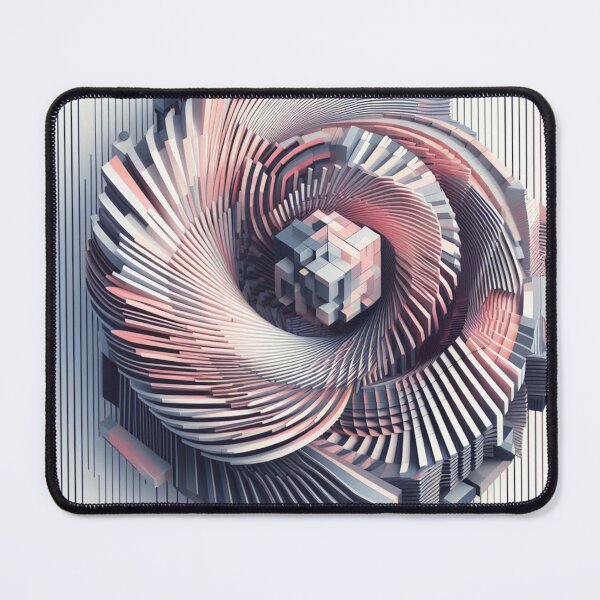 Item preview, Abstract art design with optical illusio- 3d digital art designed and sold by erkabees.