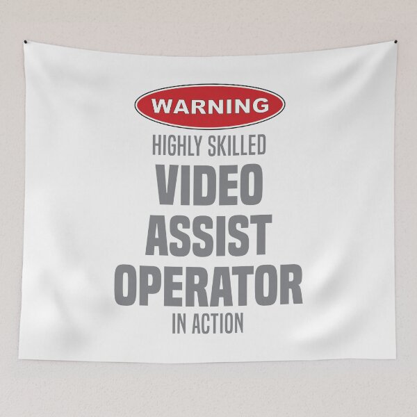 Item preview, Highly Skilled Video Assist Operator in Action designed and sold by NermilioDesigns.
