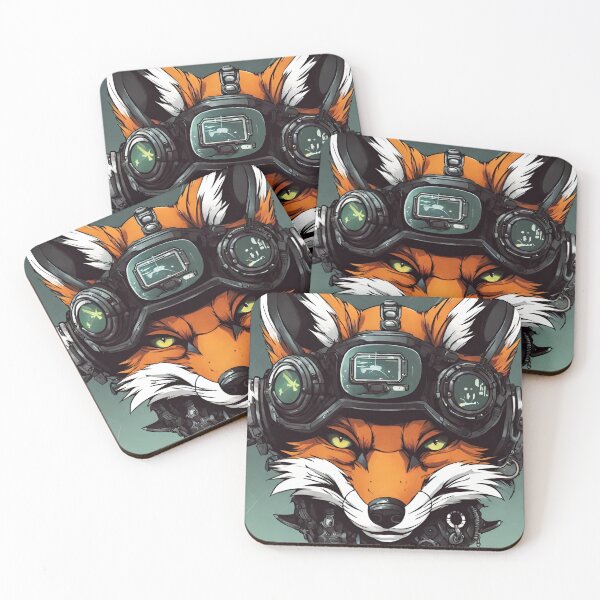 Item preview, Cyberpunk fox in googles  designed and sold by Yarnith.