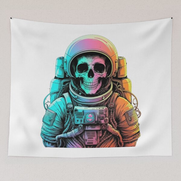 Item preview, Colorful skeleton astronaut designed and sold by PawelNature.