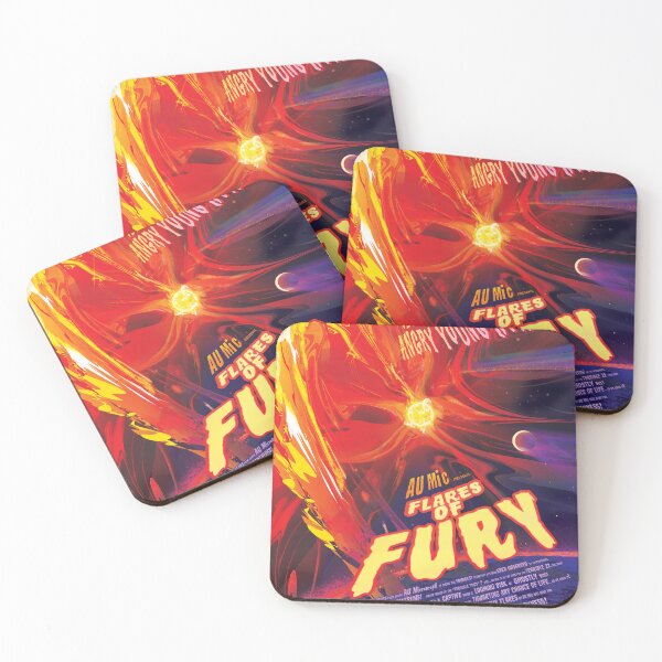 Item preview, STK204954S-Flares of Fury Poster, AU Microscopii. designed and sold by StocktrekImages.