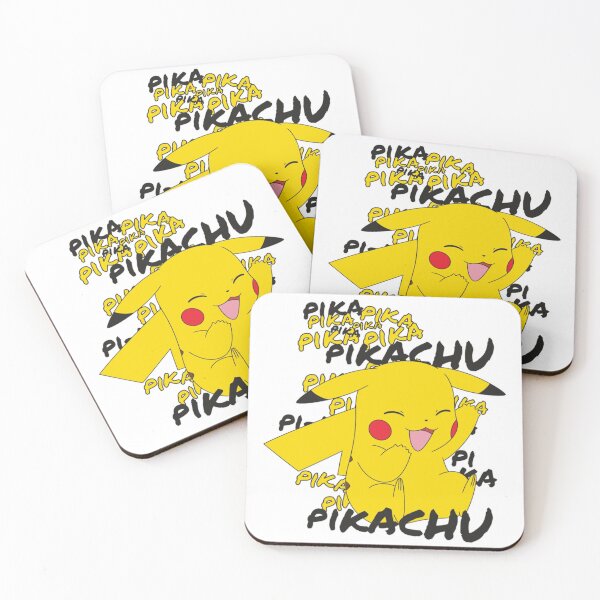 Pokemon Gold Silver Yellow Cup Coasters X1 Pikachu Charizard 