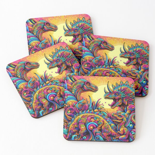 Item preview, Chroma Rex Vibrant Dinosaur Impressions designed and sold by Daniel Dudgeon.