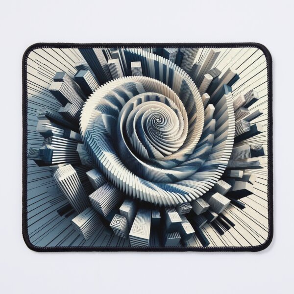 Item preview, Abstract art design with optical illusion - 3d digital art designed and sold by erkabees.