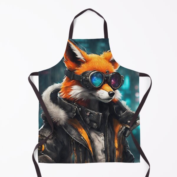 Item preview, Neon cyberpunk fox designed and sold by Yarnith.