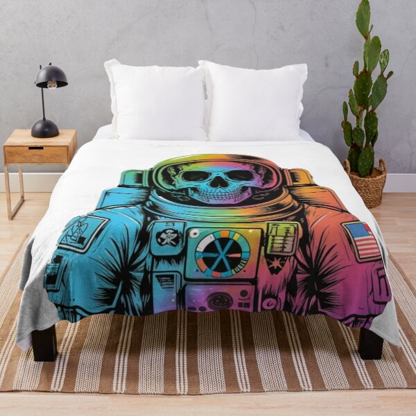 Item preview, Colorful skeleton astronaut designed and sold by PawelNature.