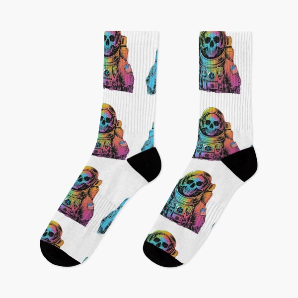 Item preview, Colorful skeleton astronaut designed and sold by PawelNature.