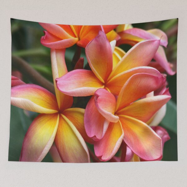 Item preview, Pink & Yellow Tropical Flowers designed and sold by Julia McMullen.