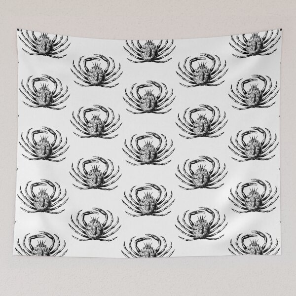 Item preview, Black and White Spider Crab designed and sold by LionessLove.