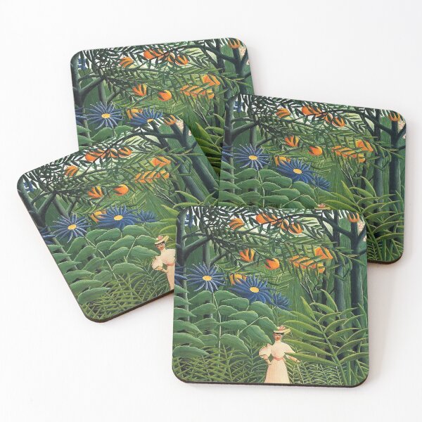 Item preview, Henri Rousseau, 1844-1910 France, Henri Rousseau Jungle Paintings designed and sold by HobertShoop.