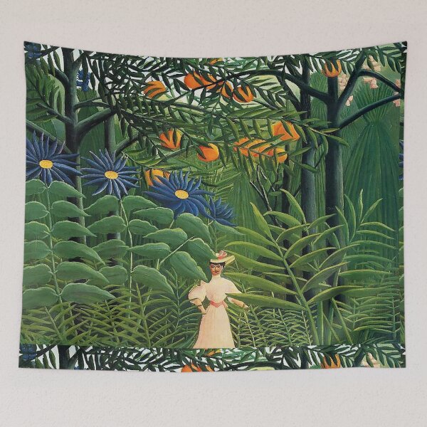 Item preview, Henri Rousseau, 1844-1910 France, Henri Rousseau Jungle Paintings designed and sold by HobertShoop.