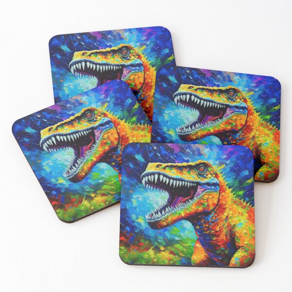 Item preview, Colorful Fossils Brushed Paleontological Whimsy designed and sold by Daniel Dudgeon.