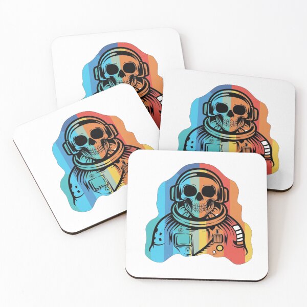 Item preview, Colorful skeleton astronaut designed and sold by PawelNature.