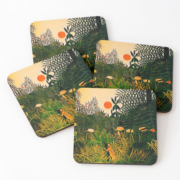 Item preview, Henri Rousseau, 1844-1910 France, Henri Rousseau Jungle Paintings designed and sold by HobertShoop.