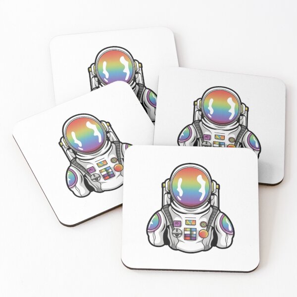 Item preview, Colorful skeleton astronaut designed and sold by PawelNature.