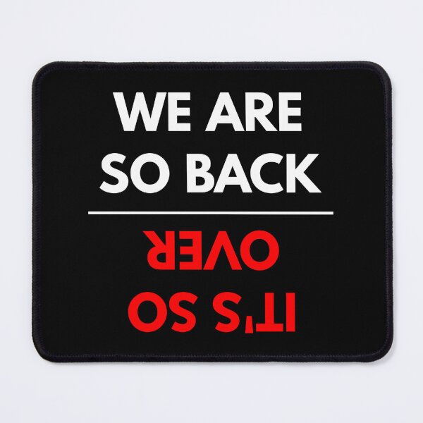 Item preview, We Are So Back / It's So Over designed and sold by WKND-Graphics.