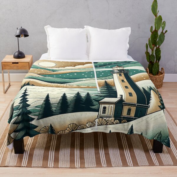 Item preview, Lighthouse by Moonlit Riviera designed and sold by PictorialWhimsy.