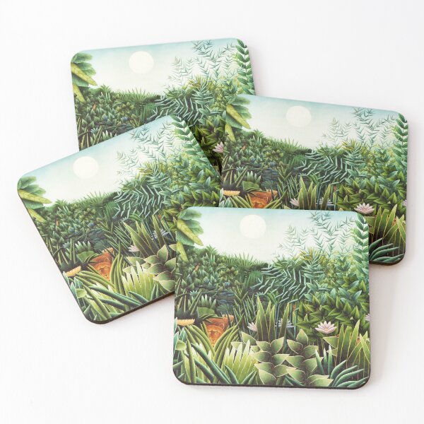 Item preview, Henri Rousseau, 1844-1910 France, Henri Rousseau Jungle Paintings designed and sold by HobertShoop.
