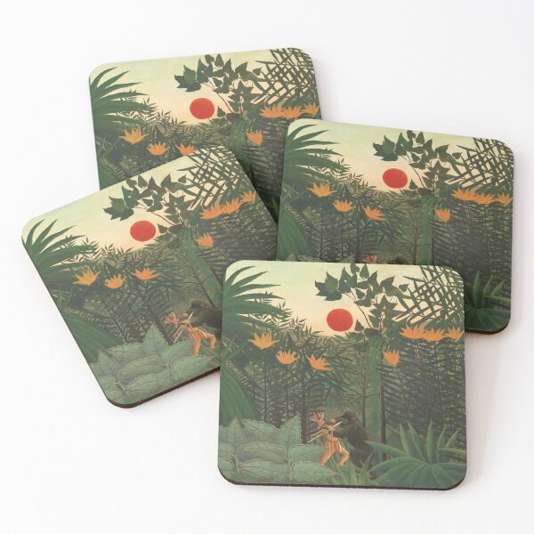 Item preview, Henri Rousseau, 1844-1910 France, Henri Rousseau Jungle Paintings designed and sold by HobertShoop.