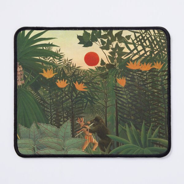 Item preview, Henri Rousseau, 1844-1910 France, Henri Rousseau Jungle Paintings designed and sold by HobertShoop.