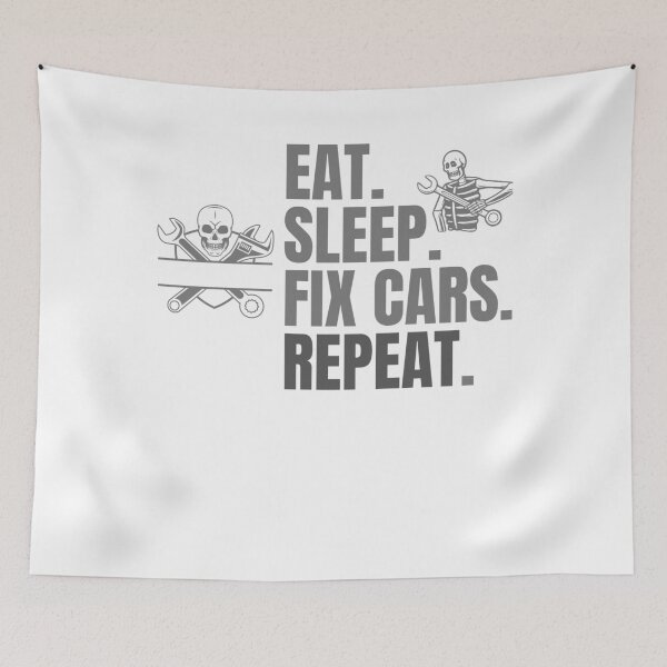 Item preview, Sleep eat fix cars sleep, Eat sleep fix cars repeat designed and sold by Creativedsigna.
