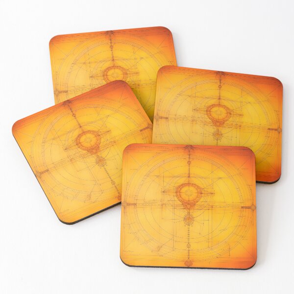 Item preview, An old drawing of an mechanism in the style of Leonardo Da Vinci designed and sold by LanaGustavsson.