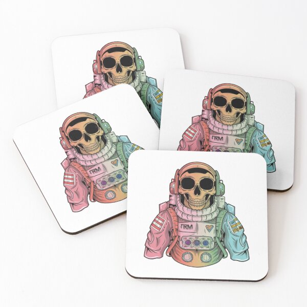 Item preview, Colorful skeleton astronaut designed and sold by PawelNature.