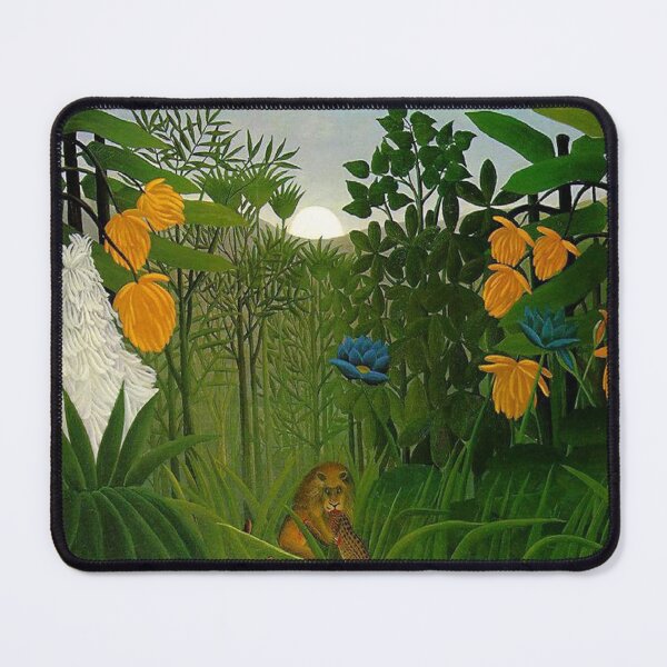 Item preview, Henri Rousseau, 1844-1910 France, Henri Rousseau Jungle Paintings designed and sold by HobertShoop.