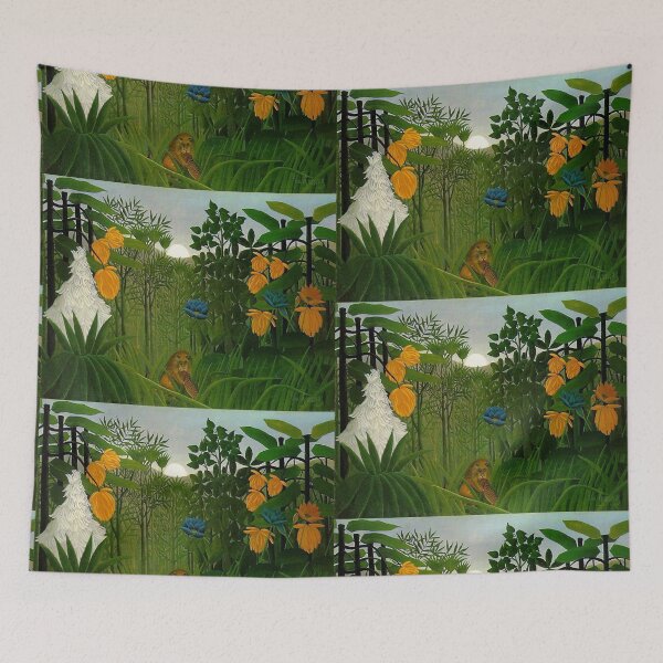 Item preview, Henri Rousseau, 1844-1910 France, Henri Rousseau Jungle Paintings designed and sold by HobertShoop.