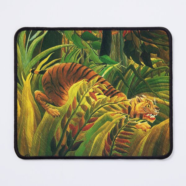 Item preview, Henri Rousseau, 1844-1910 France, Henri Rousseau Jungle Paintings designed and sold by HobertShoop.