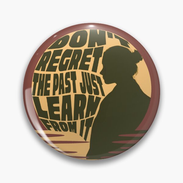 Item preview, Don't Regret The Past Just Learn From It Sticker, Inspirational quotes In a colorful, vintage style design. designed and sold by IDEON-23.
