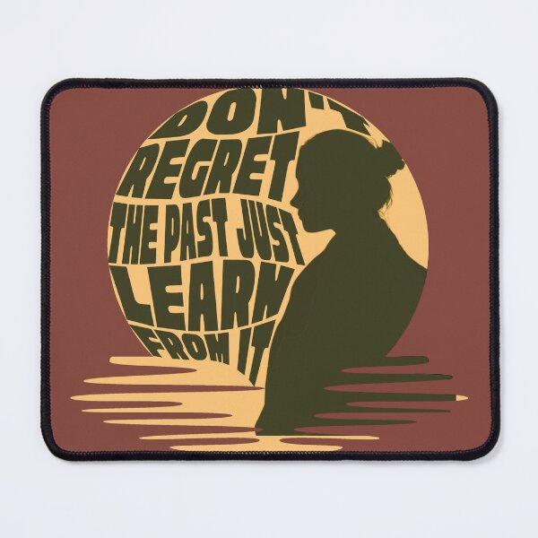 Item preview, Don't Regret The Past Just Learn From It Sticker, Inspirational quotes In a colorful, vintage style design. designed and sold by IDEON-23.