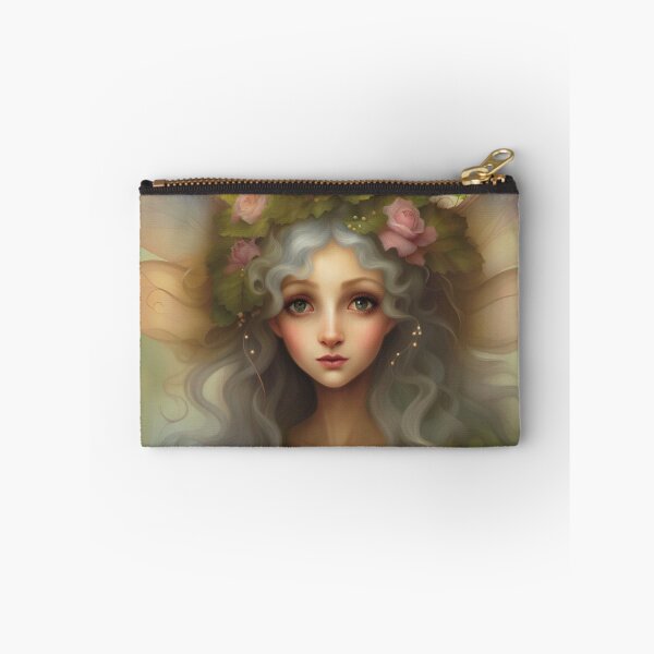 Item preview, Sweet, hazy fairy Princess wearing a floral crown designed and sold by Liz Loasby.