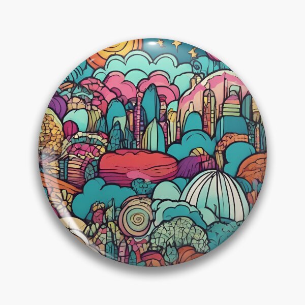 Item preview,  Magical Colorful Pop Art Pattern designed and sold by DigiDreamyArt.