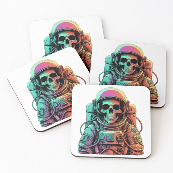 Item preview, Colorful skeleton astronaut designed and sold by PawelNature.