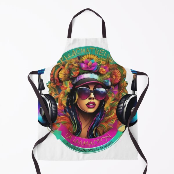 Item preview, Modern girl inside flowers with headphone design designed and sold by Kulpi6147.