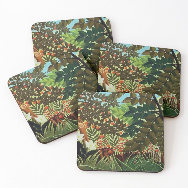 Item preview, Henri Rousseau, 1844-1910 France, Henri Rousseau Jungle Paintings designed and sold by HobertShoop.