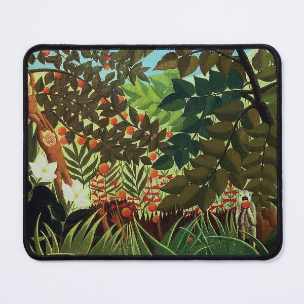 Item preview, Henri Rousseau, 1844-1910 France, Henri Rousseau Jungle Paintings designed and sold by HobertShoop.