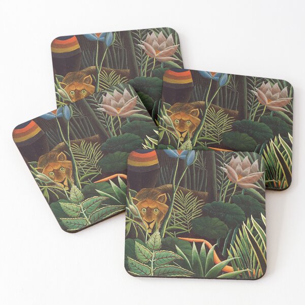 Item preview, Henri Rousseau, 1844-1910 France, Henri Rousseau Jungle Paintings designed and sold by HobertShoop.