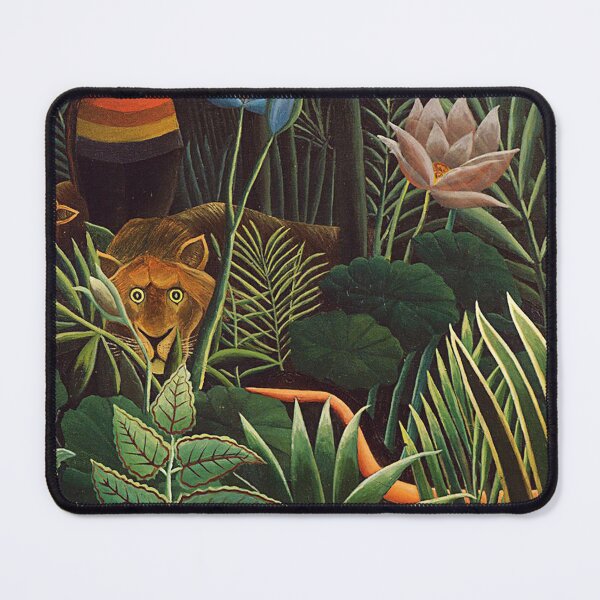 Item preview, Henri Rousseau, 1844-1910 France, Henri Rousseau Jungle Paintings designed and sold by HobertShoop.
