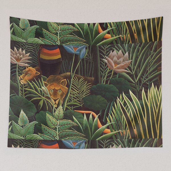 Item preview, Henri Rousseau, 1844-1910 France, Henri Rousseau Jungle Paintings designed and sold by HobertShoop.