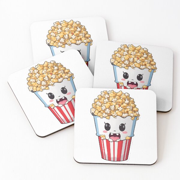 Aperçu de l'œuvre Pop-corn kawaii créée et vendue par Playful-Monster.