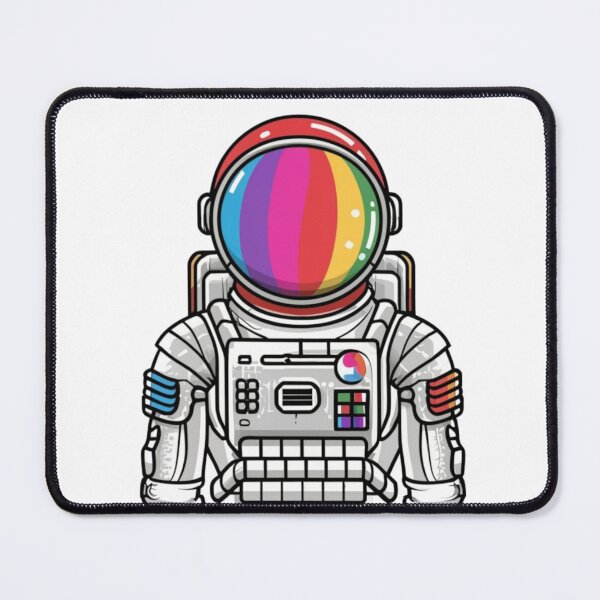 Item preview, Colorful skeleton astronaut designed and sold by PawelNature.
