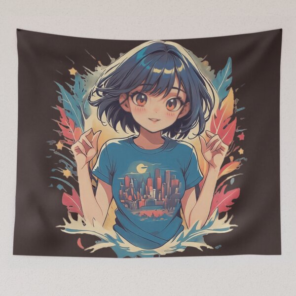 Item preview, "Charming Chibi: A Delightful Anime Darling" designed and sold by Kulpi6147.