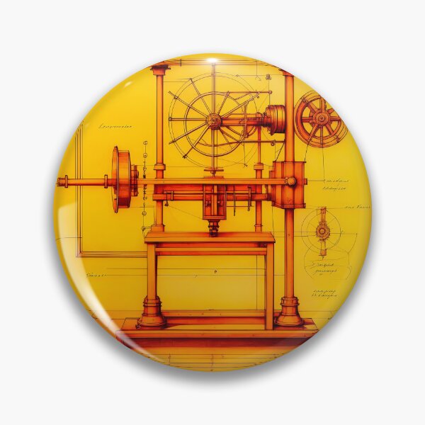 Item preview, An old drawing of the machine designed and sold by LanaGustavsson.